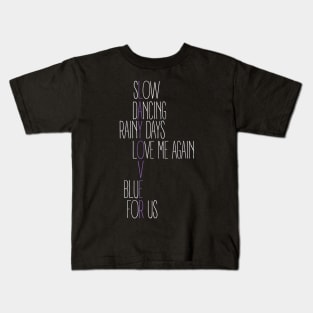 Layover - V of BTS (Kim Taehyung) Kids T-Shirt